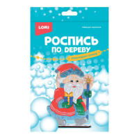 Набор росписи по дереву. Новогодний сувенир "Дед Мороз"