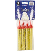 Свечи для торта - Фонтан, 10см  30сек. 4шт