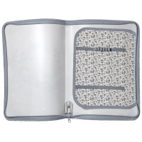 Папка д/труда А4 (325*230*25) 1отд. молния вокруг, пластик "Нежные перья"