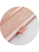 Ежедневник дат. 2026г А5 176л., кожзам,тв.пер. "Grace. Розовый" тисн.фольгой, резинка, ляссе