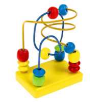 Игрушка "Лабиринт", дерево,  желтый