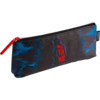 Пенал-косметичка (210*80*35) молния, силикон "No Panic" , треугольный