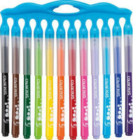 Фломастеры  12цв "Color peps long life", с нетеряющимся колпачком, смываемые