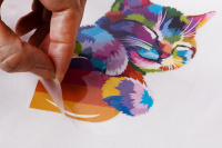 Термотрансфер "Gamma" "Кот с сердцем" 9*14см