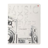 Тетрадь А5 24л кл. Альт "Music. Black&White"
