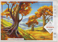 Бумага для гуаши А4 20л. 180гр/м2, фактурная "соты"