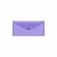 Конверт на кнопке В5 (229*289мм)  полупрозр. Glossy Vivid, ассорти