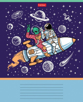 Тетрадь А5 18л кл. Hatber "Привет, земляне!" белизна 98%