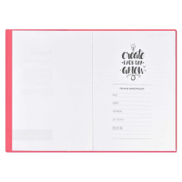 Записная книжка А6+ ПВХ, мягк.пер.,  64л. "Розовый" лин., тисн.фольгой