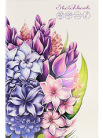 Скетчбук А5+  20л., сшивка, 150гр/м2 "Вдохновение весны" ДЛЯ МАРКЕРОВ