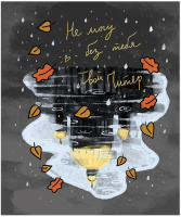 Тетрадь А5 48л кл. Полином "Питер я скучаю" софт-тач