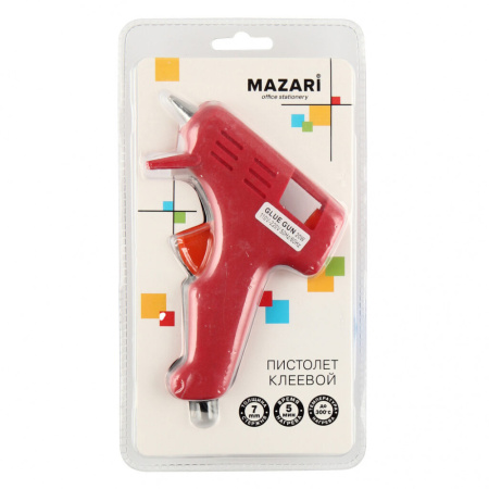Клеевой пистолет, мощность 20 Вт, диаметр клеевого стержня 0,7см
