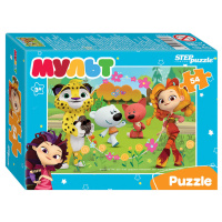 Пазлы   54 элемента  180*130мм. "Мульт. Ми-ми-мишки. Сказочный патруль и др"