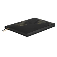 Набор Ежедневник недат. А5 кожзам., мягк.пер., 120л. + ручка "Виннер черный" ляссе