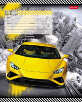 Тетрадь А5 12л косая лин. с доп.горизонт.лин. Hatber "Автопанорама- Выпуск 2" 5диз.в сп.,белизна 98%