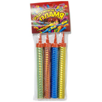 Фонтан "Радужное пламя" 50сек., 4шт/уп.