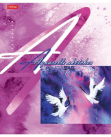 Тетрадь А5  80л ЛИН. Hatber "Акварельные зарисовки"