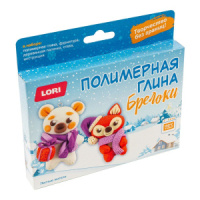 Набор для творчества из полимерной глины Брелоки "Лесные жители" 10+