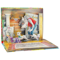Книжка - панорамка  255*195 мм Волк и козлята 12стр.