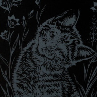 Гравюра-скретчинг 18*24см с эффектом голграфик Животные "Рыжий котенок" 6+