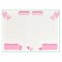 Записная книжка А6  64л., 7БЦ "Мои секретики. Влюбленный кот" глянц.лам.