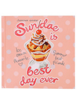 Блокнот А6 7БЦ  64л "Изысканный десерт" глянц.лам., тисн.лен