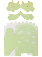 Подарочная коробка 17*18*4,5 см "Динозавр" 2 цвета