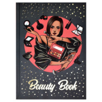 Записная книжка мастера красоты А5 128л. 7БЦ "Красавица" мат.лам., тисн.фольгой