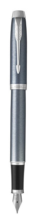 Parker IM Core Перьевая ручка  F321 Light Blue Grey CT F сталь нержавеющая