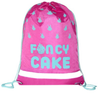 Мешок для обуви 1 отд, 360*480 светоотр."Зайка капкейк"