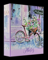 Фотоальбом 200 фото 10*15см Watercolor travel. Париж, пластик.стр.