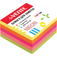 Бумага с липким краем (51*51мм)  250л, 5цв НЕОН