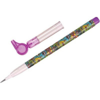 Карандаш сегментный HB "Монстры" с ластиком, ассорти