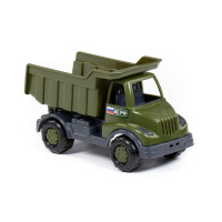 Машинка 17см "Кнопик" автомобиль-самосвал военный, пластик