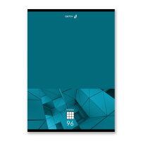 Тетрадь А4  96л кл. скоба Светоч "Изящные линии"