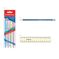 Настольный органайзер ЕК "Forte" Pastel, желтый с фиолетовой вставкой