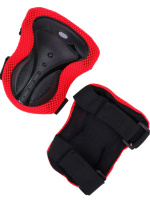 Набор защиты детский на 7-18лет, черно-красный