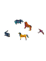 Пазлы деревянные 105 элемента 280*180мм  "Сова"