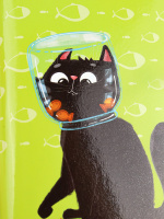 Пенал 2 отд. (190*105*25) молния, лам.картон "Приключения одного кота"