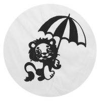 Дождевик детский плотный 50*75см, 110мкр, ПВХ, 4 цвета