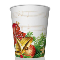 Стакан бум. "Венок" 250мл, 8шт