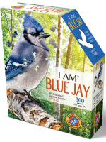 Контурный пазл  300 дет.  55*60см "Голубая сойка"