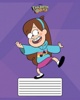 Тетрадь А5 18л кл. Hatber "Гравити Фолз" 5 диз.в блоке, белизна 100%