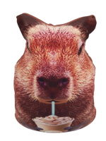 Игрушка антистресс 24см "Капибара с кофе"