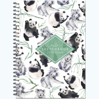 Скетчбук 145*200мм  60л., гребень, 100гр/м2, "Акварельные Истории" жёсткая подложка