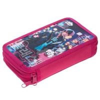 Пенал 2 отд. (190*110*40) молния, лам.картон "K-POP" мат.лам., 3Dлак, таблица умножения