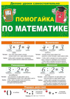Шпаргалка 210*150мм "Помогайка по математике"
