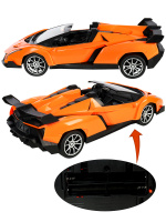 Машинка на р/у "Спортивный кабриолет" 18см