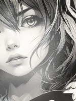 Скетчбук А5+  20л., сшивка, 150гр/м2 "Черно-белый сон" ДЛЯ МАРКЕРОВ