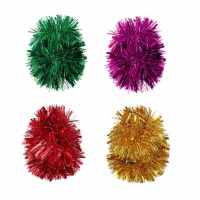 Мишура d= 11см, 2м, ПВХ, 4 цвета